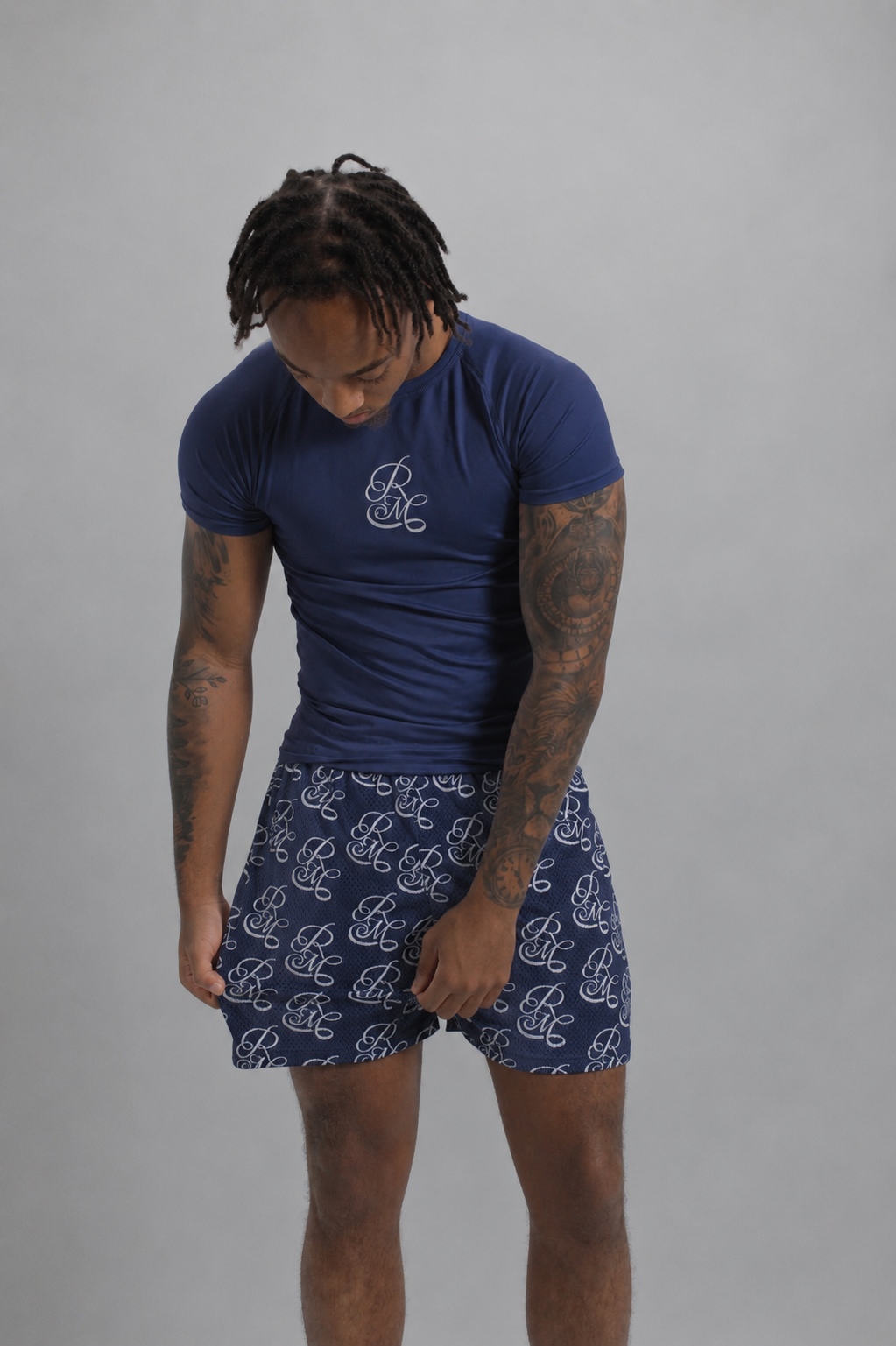 Remy Mémoire Navy Blue Compression Tee