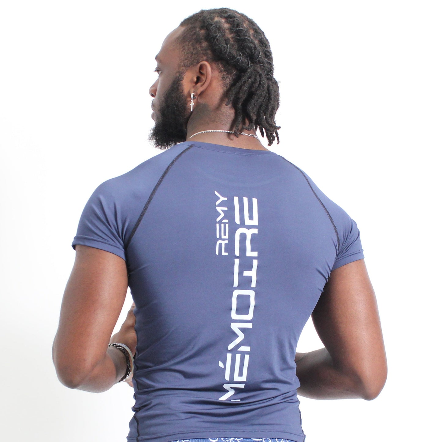 Remy Mémoire Navy Blue Compression Tee
