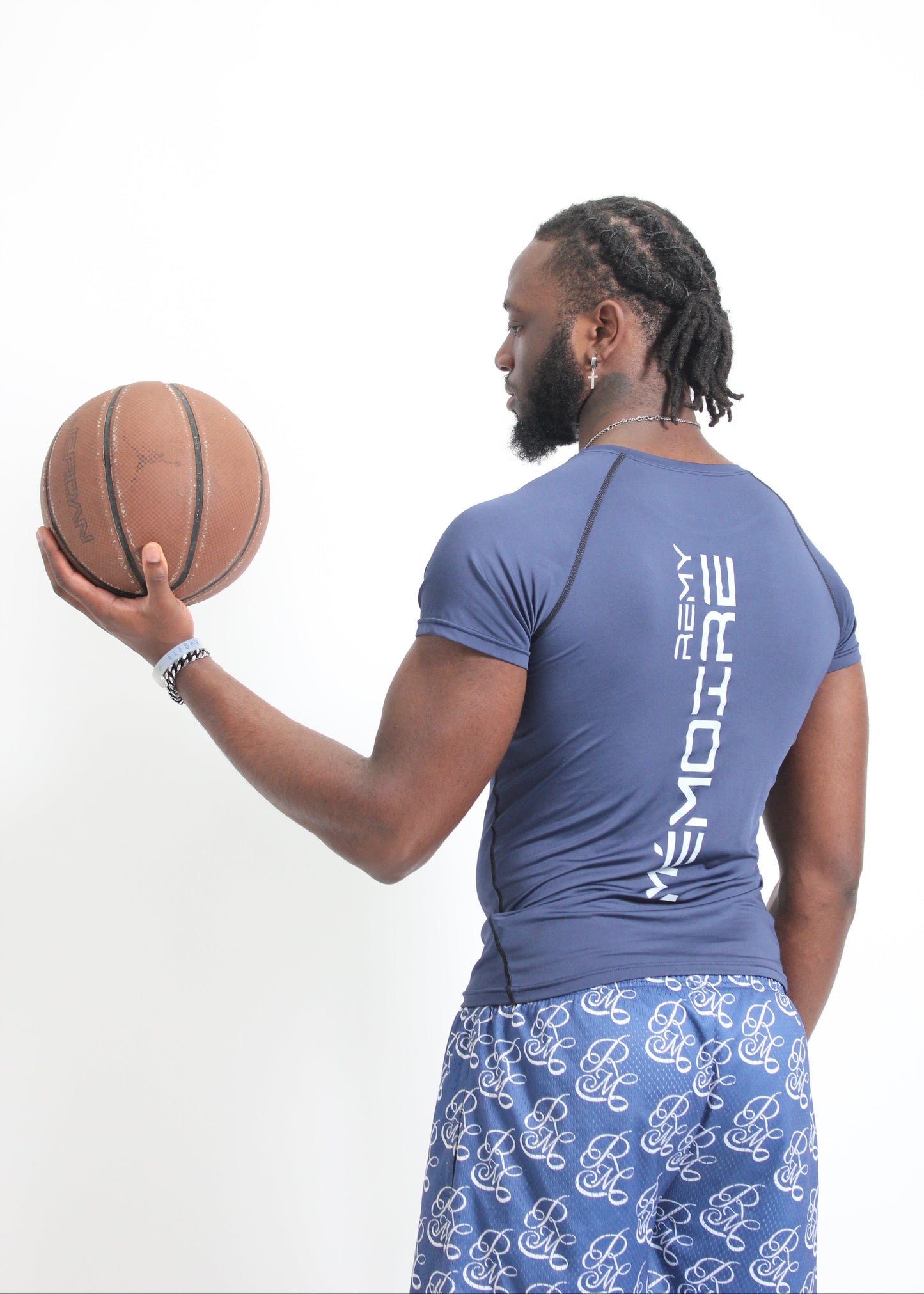 Remy Mémoire Navy Blue Compression Tee