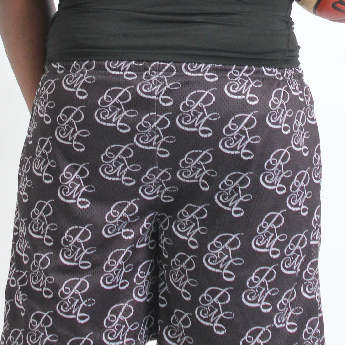 Remy Mémoire Black All Over Print Shorts