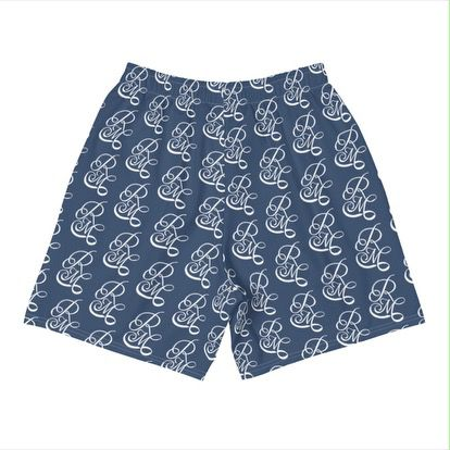 Remy Mémoire Navy Blue All Over Print Shorts