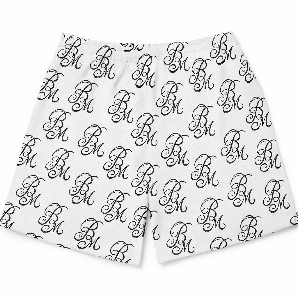 Remy Mémoire White All Over Print Shorts
