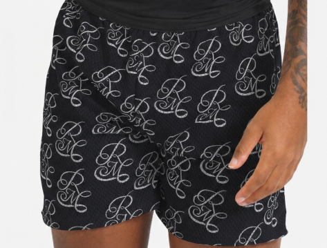Remy Mémoire Black All Over Print Shorts